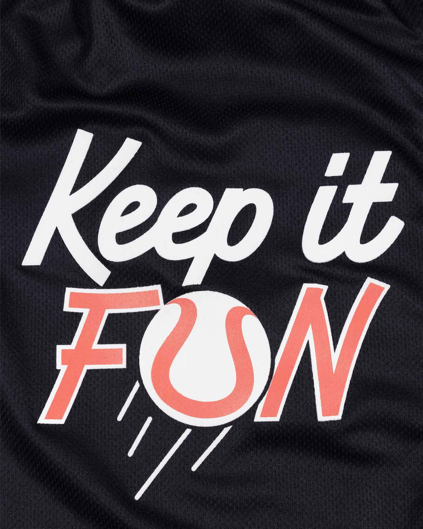 Keep It Fun Diamond Air Youth Mesh Shorts (Black) - Baseballism x Austin Schultz