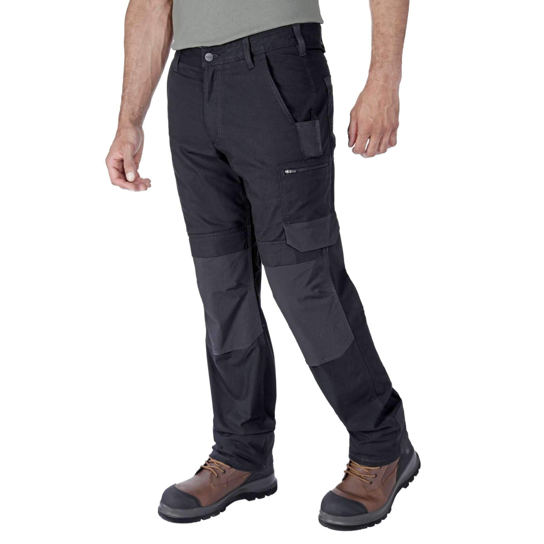 CHT Steel Rugged Flex Relaxed Fit Ripstop Double-Front Multi-Pocket Trousers 105074