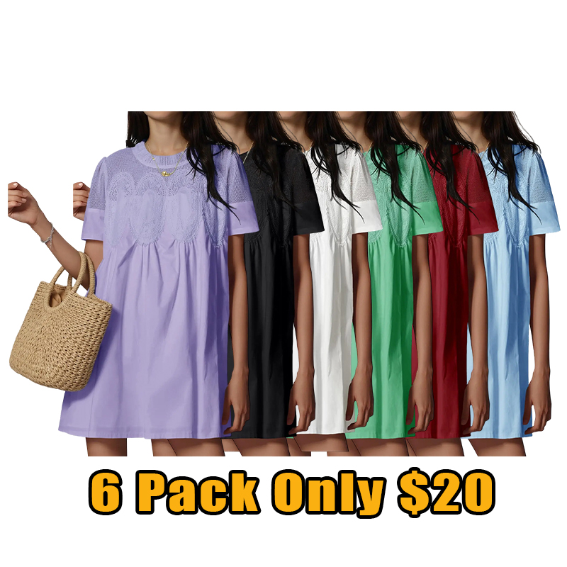 Elegant Lace Summer Mini Dress for Women