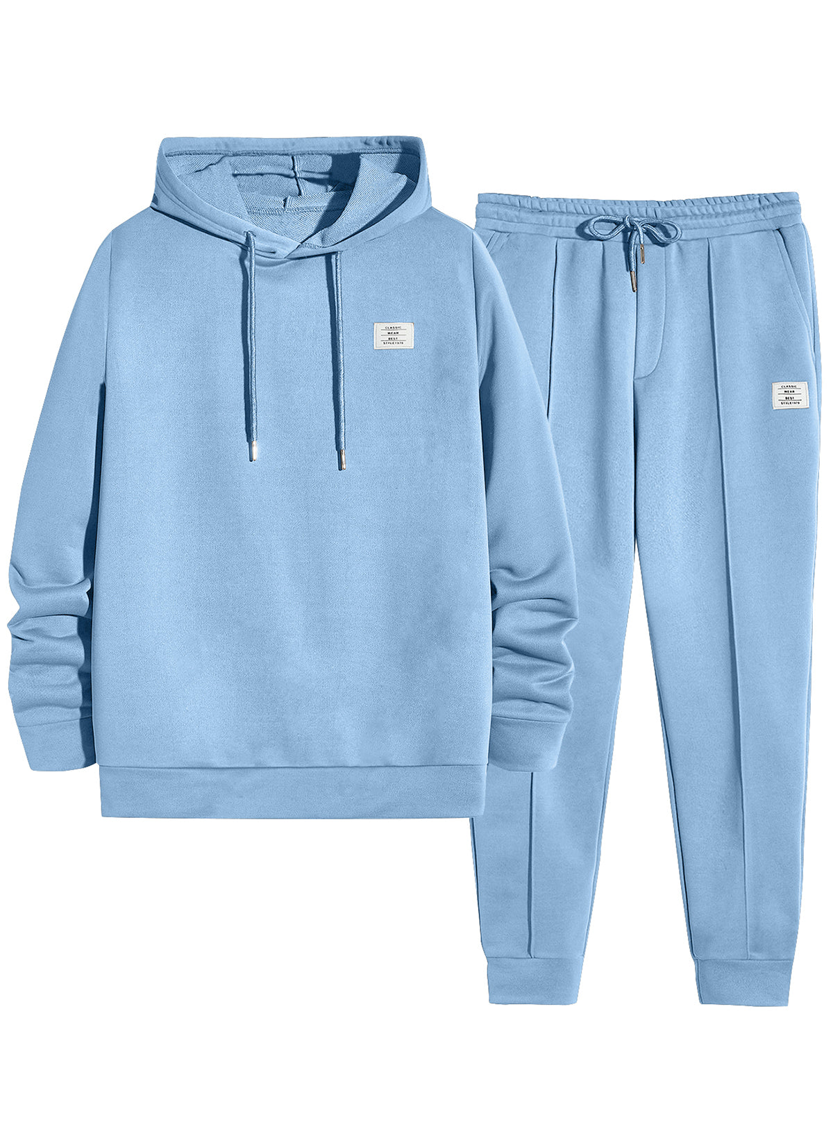 Men's 2 Piece Outfits Hoodie Sweatshirt Tracksuit & Joggers Sweatpants Sweatsuit Set