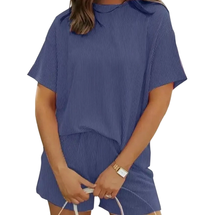 Women's Ribbed Knit Lounge Set