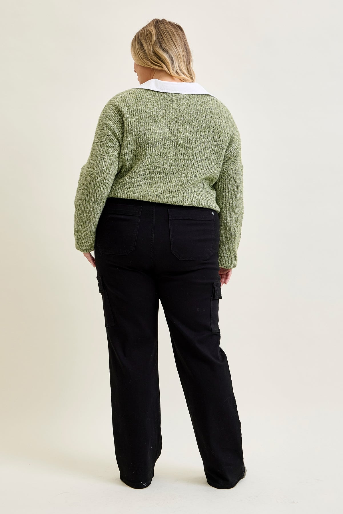 Krystal High Rise Cargo Wide Leg - PLUS