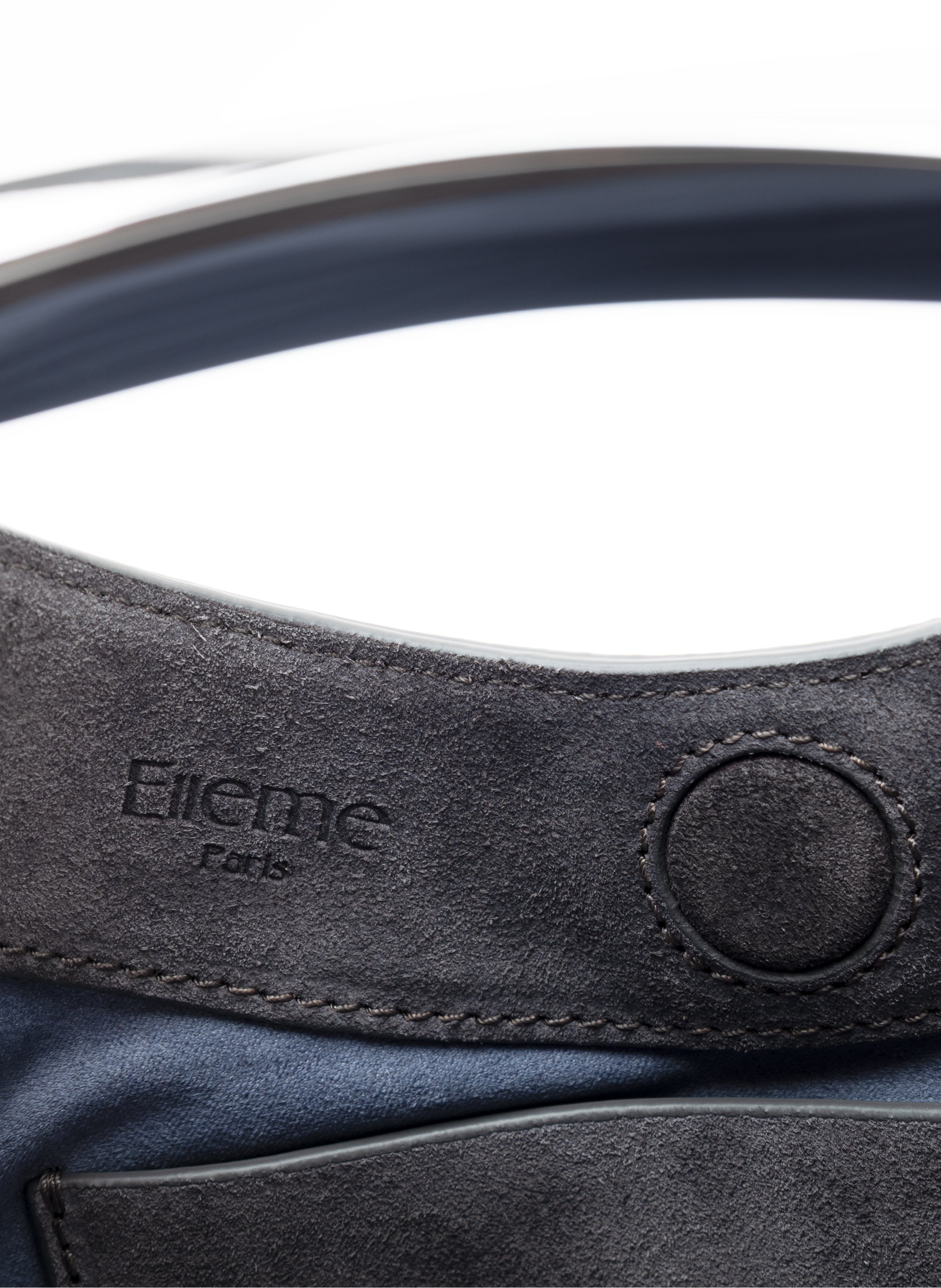 Small Boomerang Suede Grey - Silver Clearance Sale 85%OFF