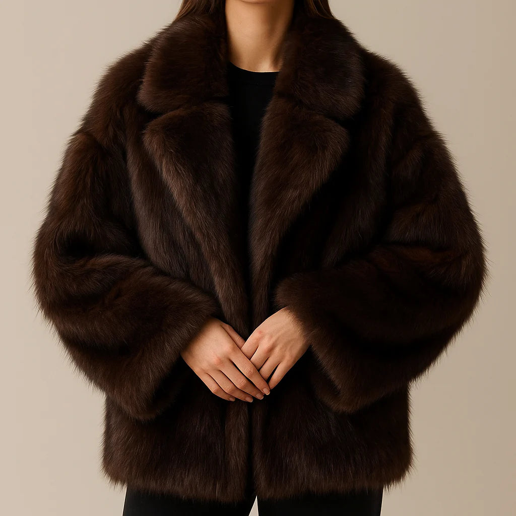 Opulent Plush Fur Coat