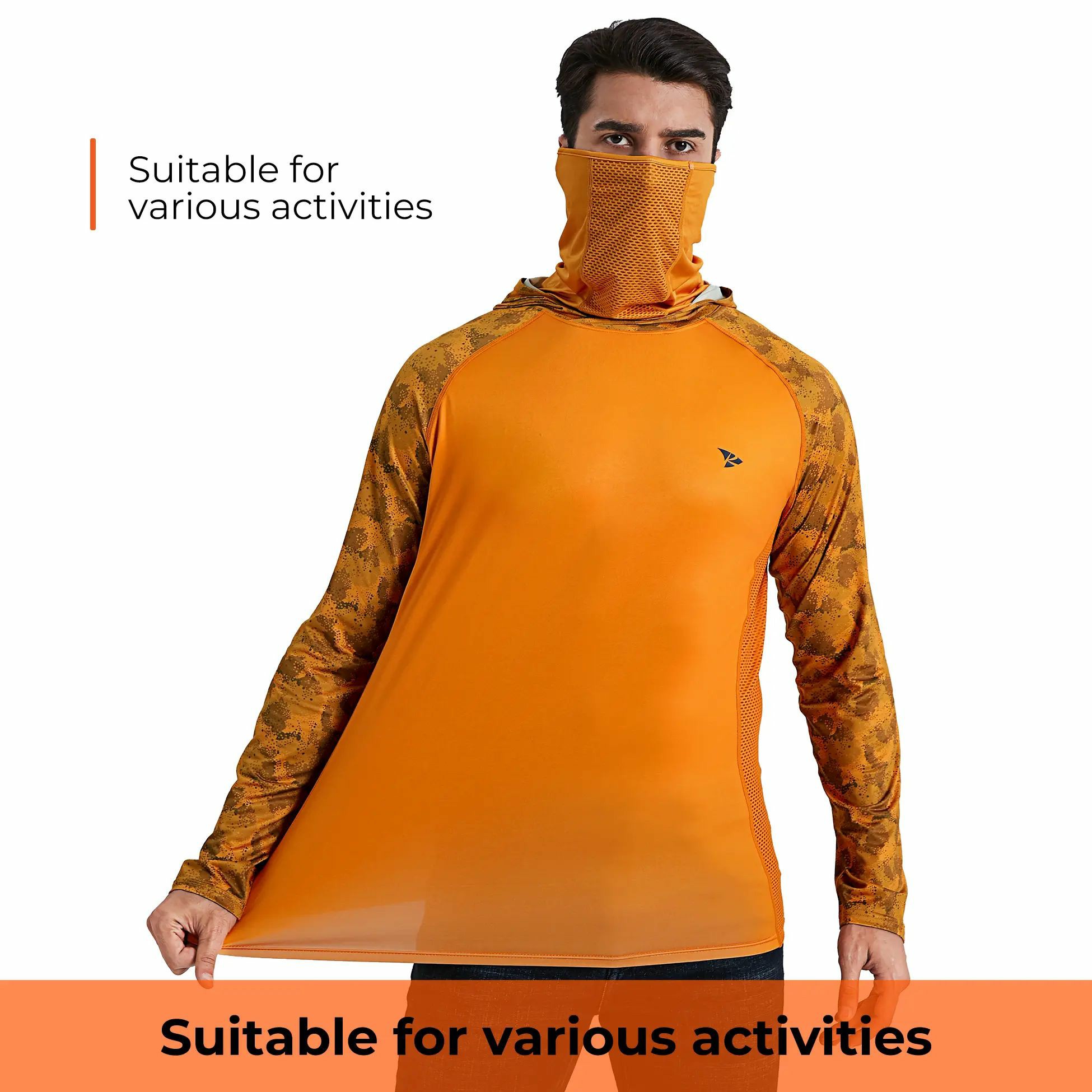 ☀️Men’s UPF 100 Sun Protection Hoodie with UV Detection