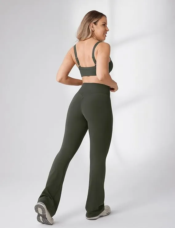 No Front Seam Flare Leggings