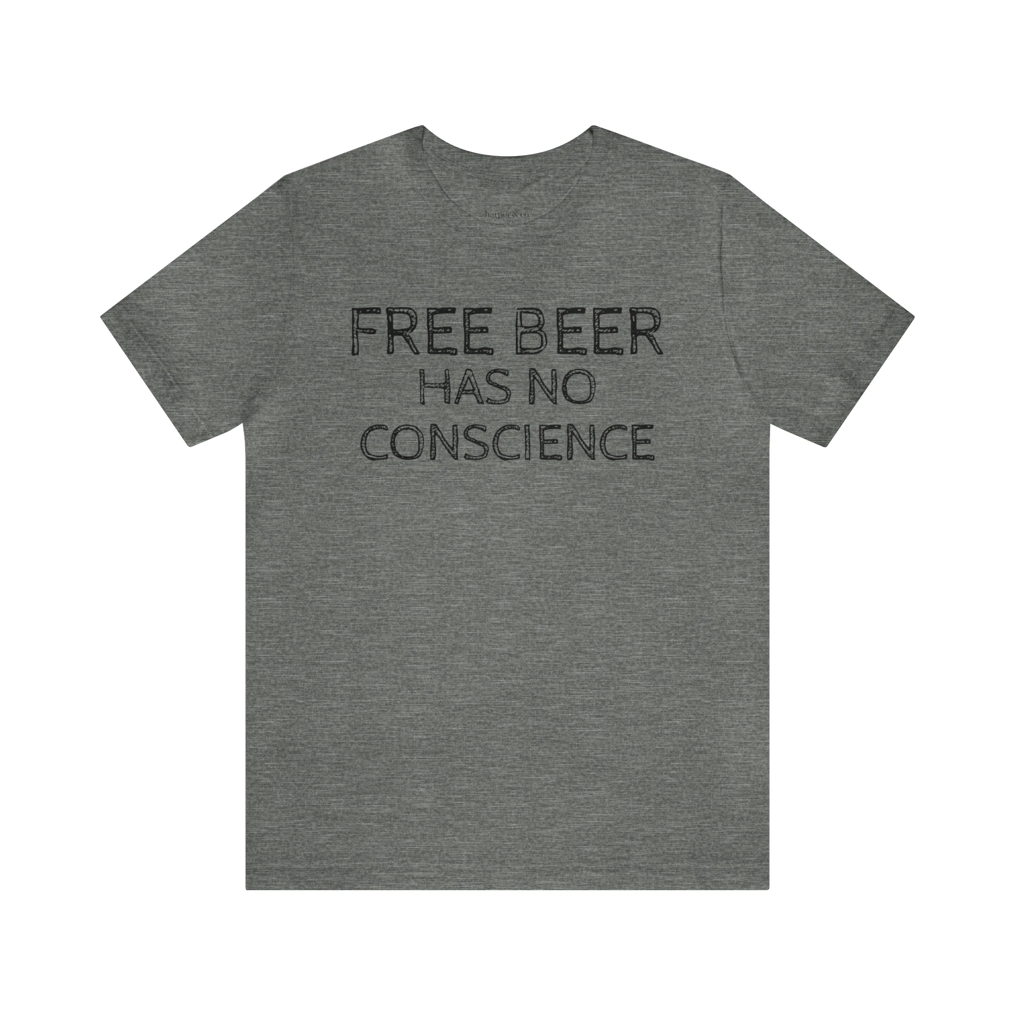 Free Beer Unisex Jersey Short Sleeve Tee