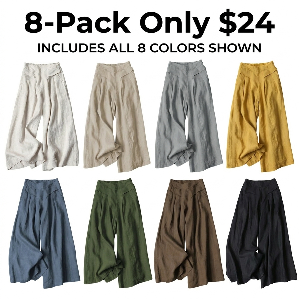 Women's Elastic Waist Culottes