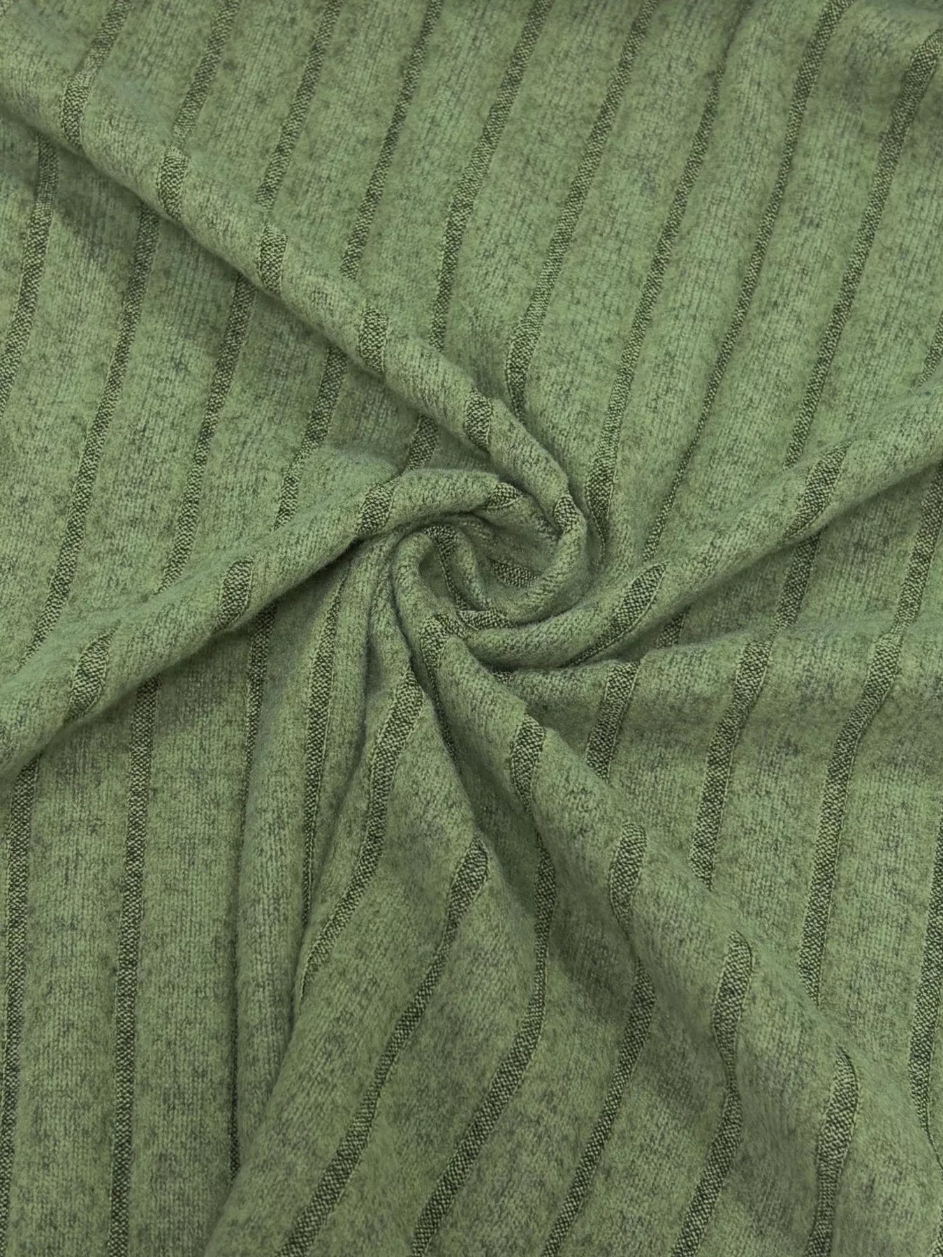 Ribbed Knit A-Line Midi Dress