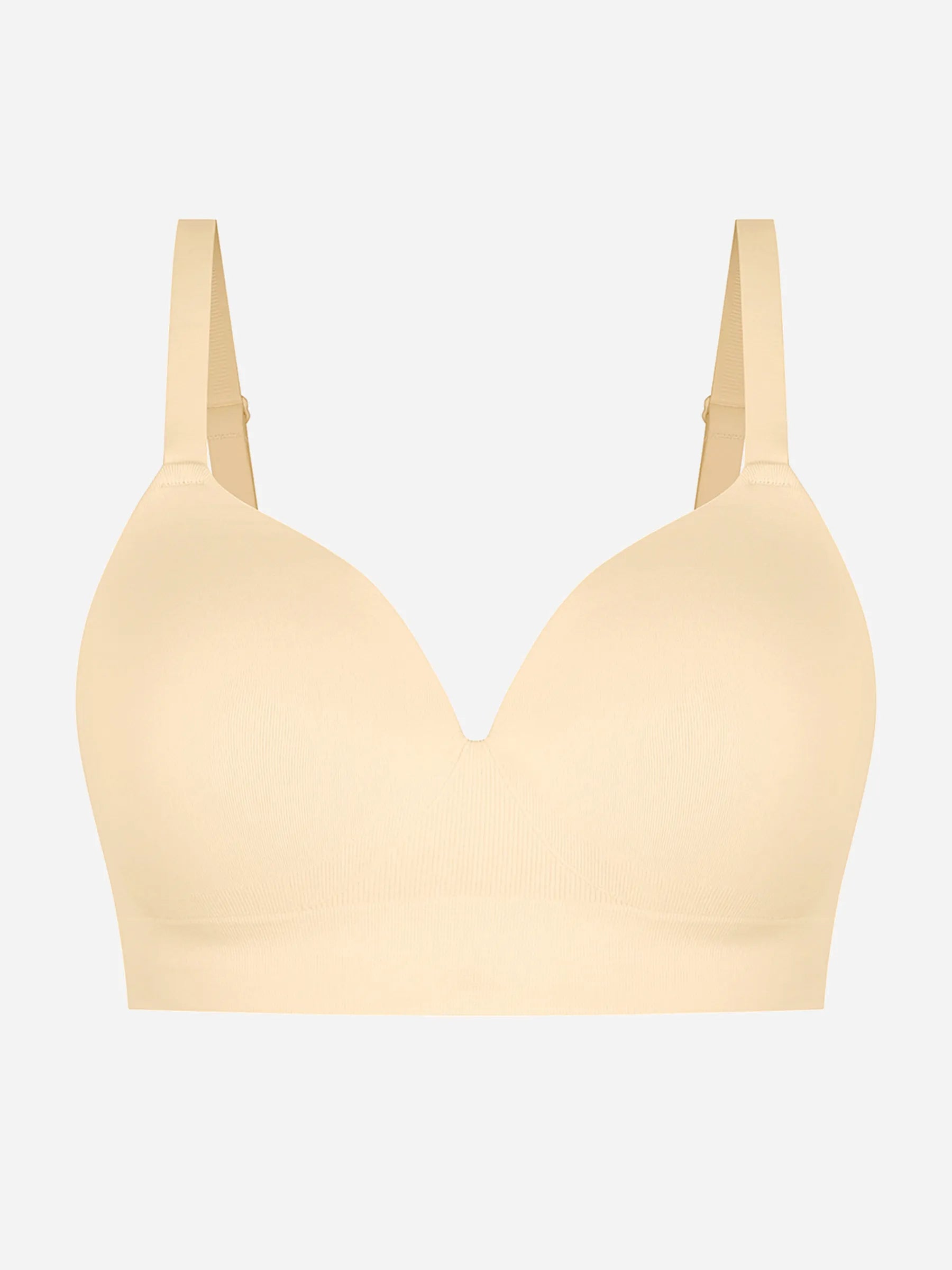 Feelingirl Wireless Push-Up Seamless Comfort Full Coverage Bra