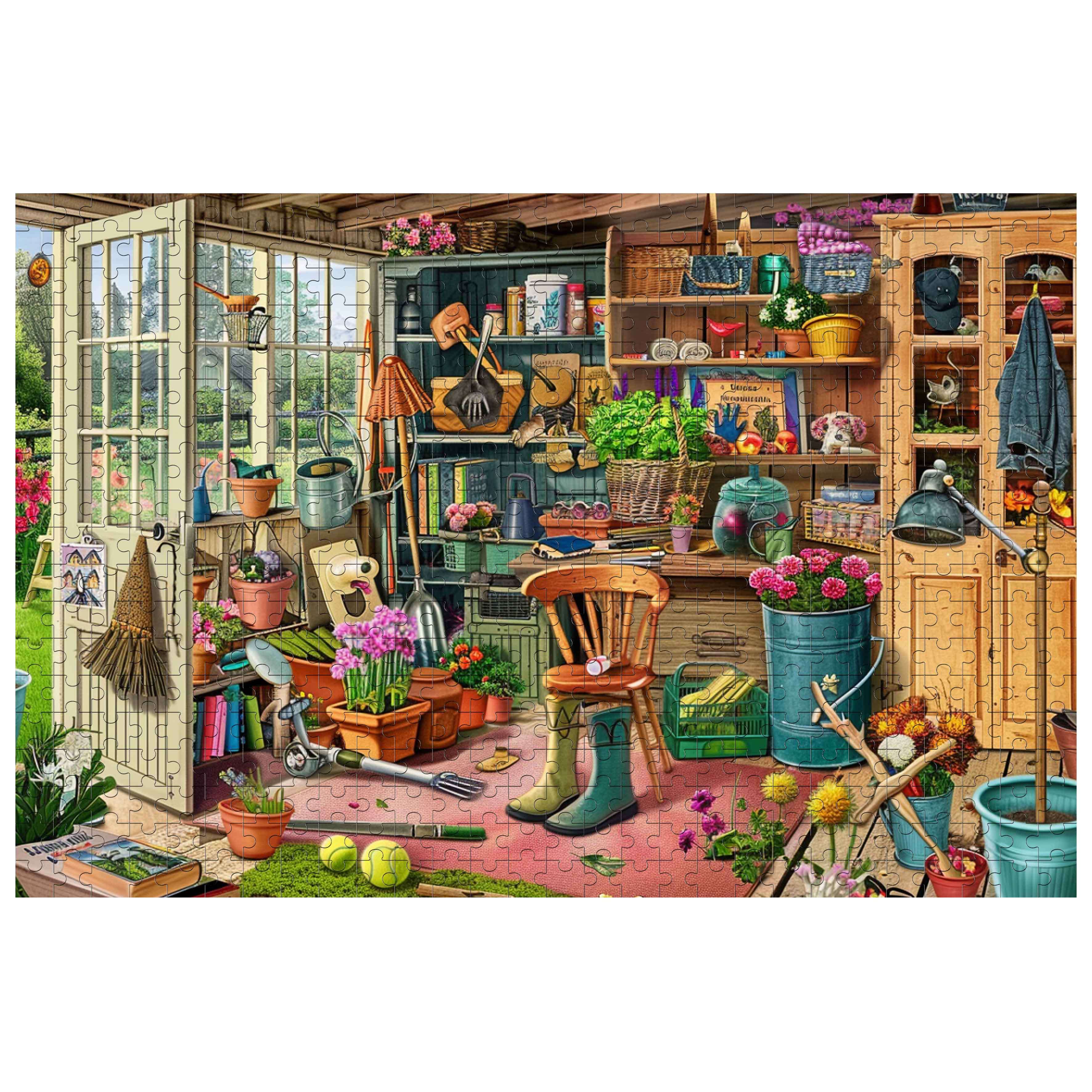 Messy Warehouse 500 / 1000 Piece Puzzle