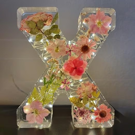 Handmade Floral Night Light From A to Z