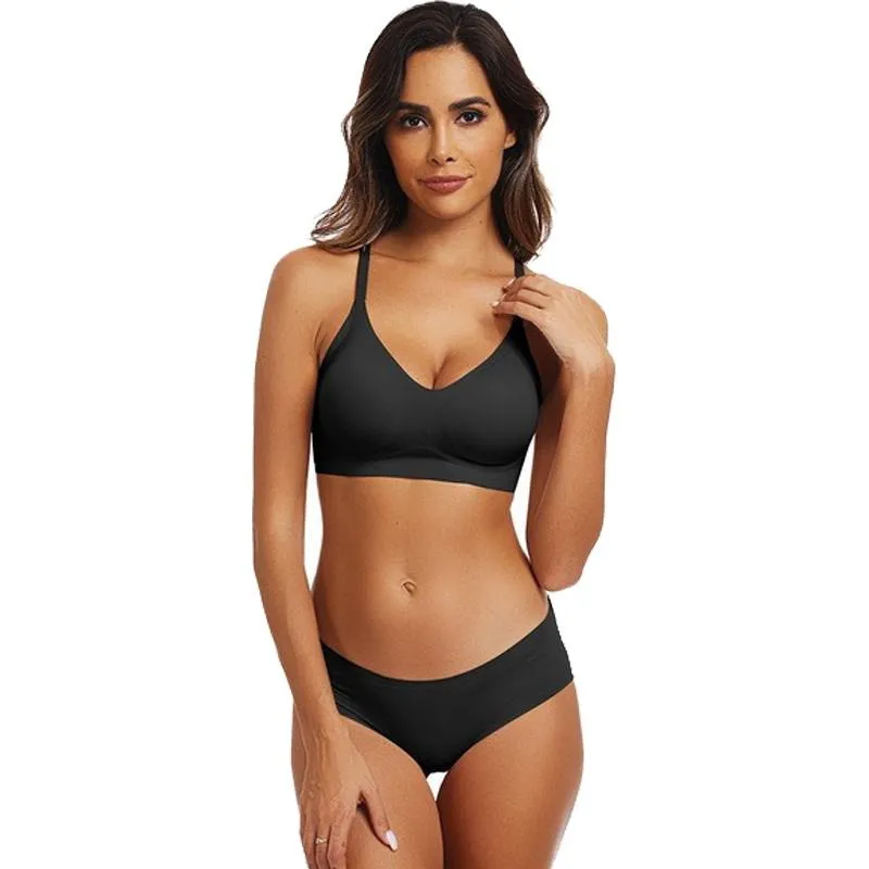 Womens Seamless Bra No Underwire Comfort Push Up Bras Buttery Soft Wireless Bralette