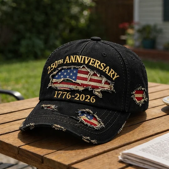 250Th Anniversary Celebration Of The Founding Of The United States, Washed Cotton Duckbill Cap