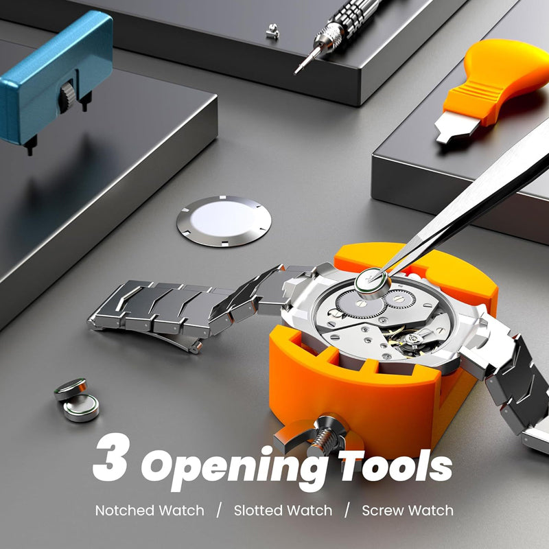 🕰️ 50% OFF! 🔧 Professional Watch Repair Tool Kit – 13-in-1, Precision Tools & Perfect for Watch & Eyeglass Repair 🛠️