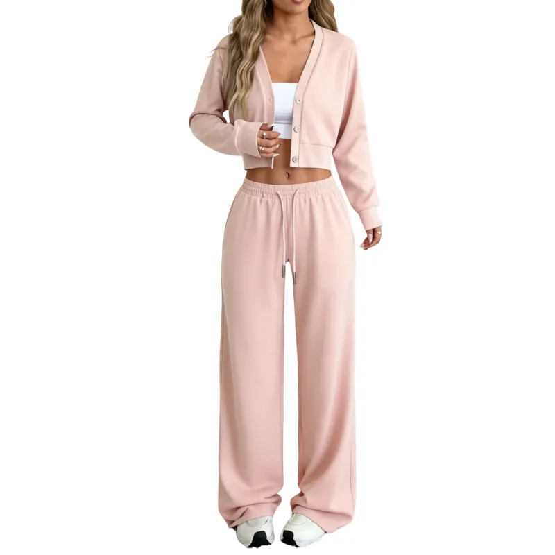 Women's Long Sleeve Jacket & Pants Set