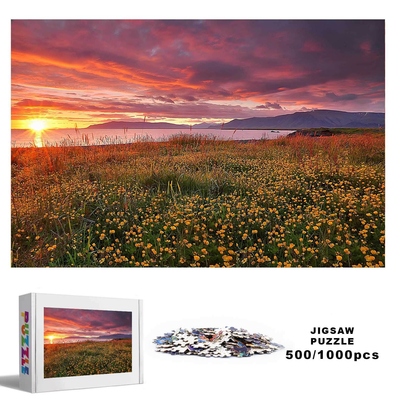 Lakeside Sunset 500 / 1000 Piece Puzzle