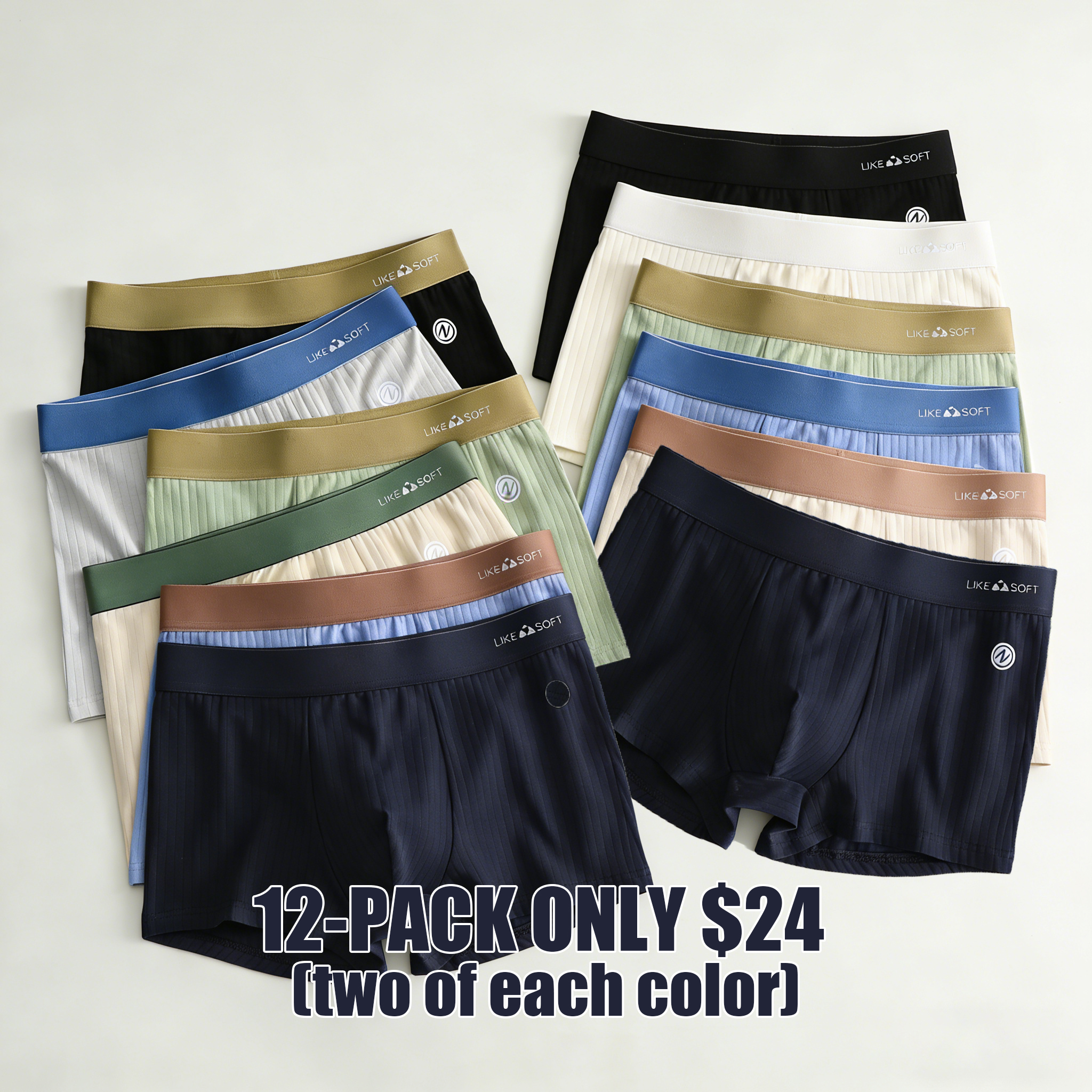 🏅 Perfect Fit for Every Body, Men’s Breathable & Comfortable Underwear Set