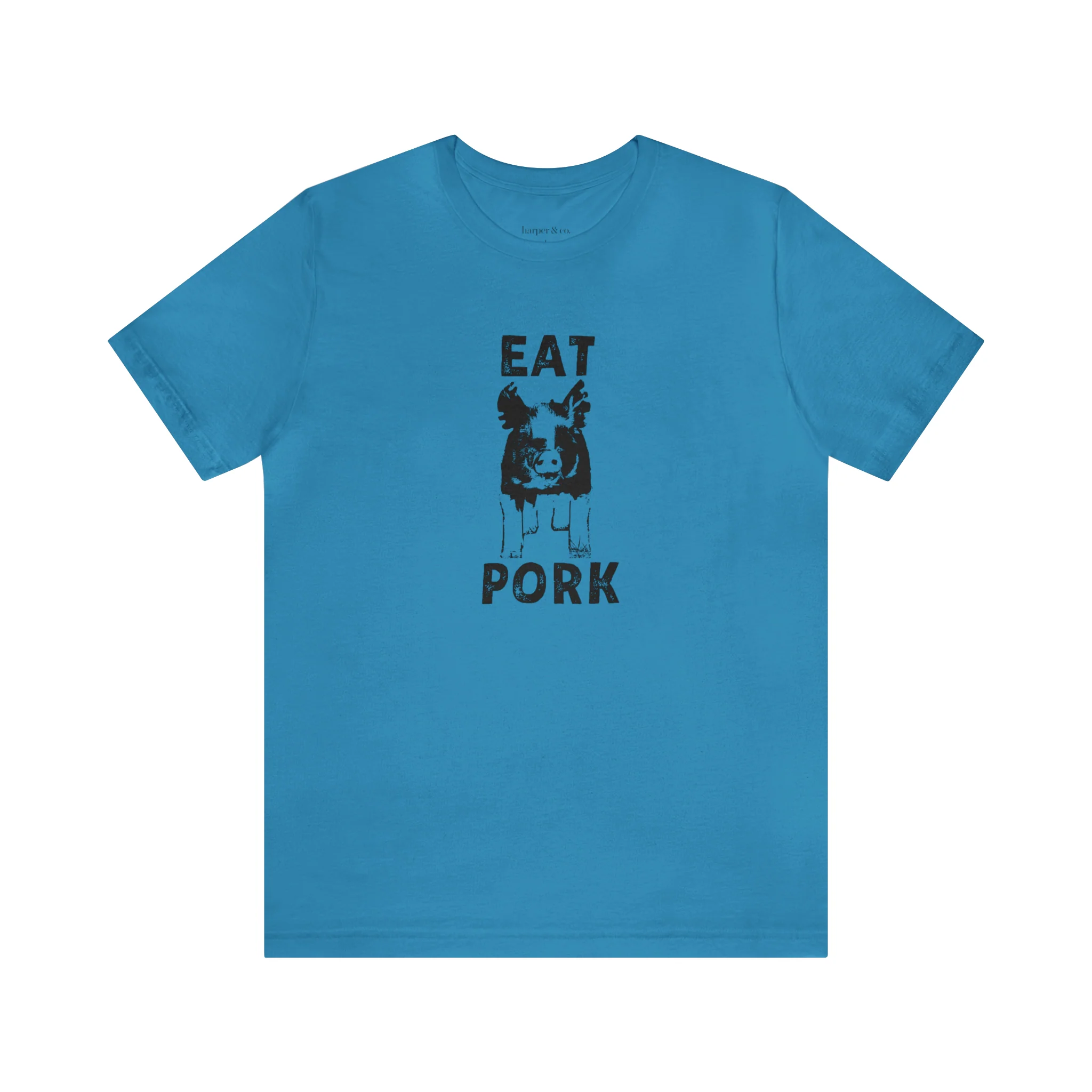 Eat Pork Unisex Jersey Short Sleeve Tee