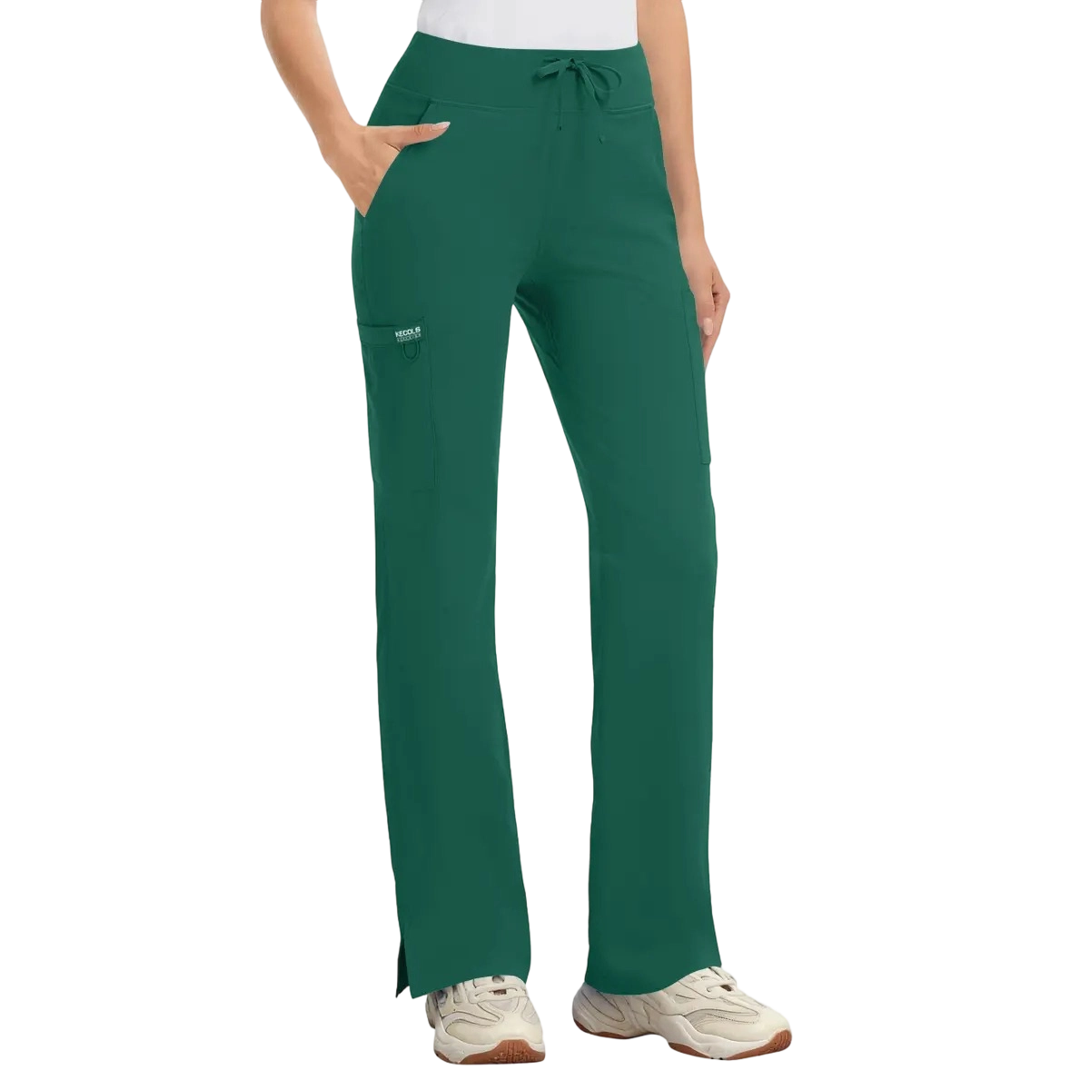 👖 Women’s High-Rise Stretch Scrub Pants – 5 Pocket Medical Work Pants