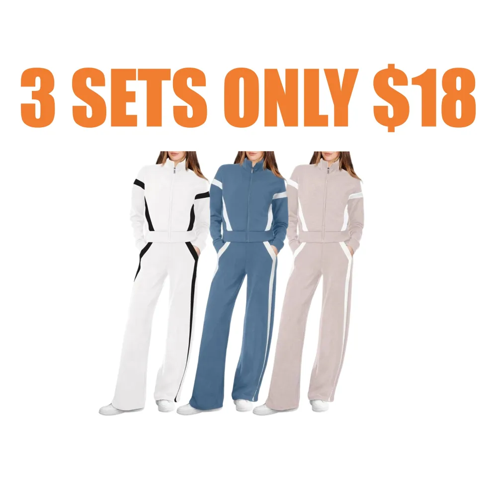 Women 2 Piece Outfits Tracksuit Matching Set