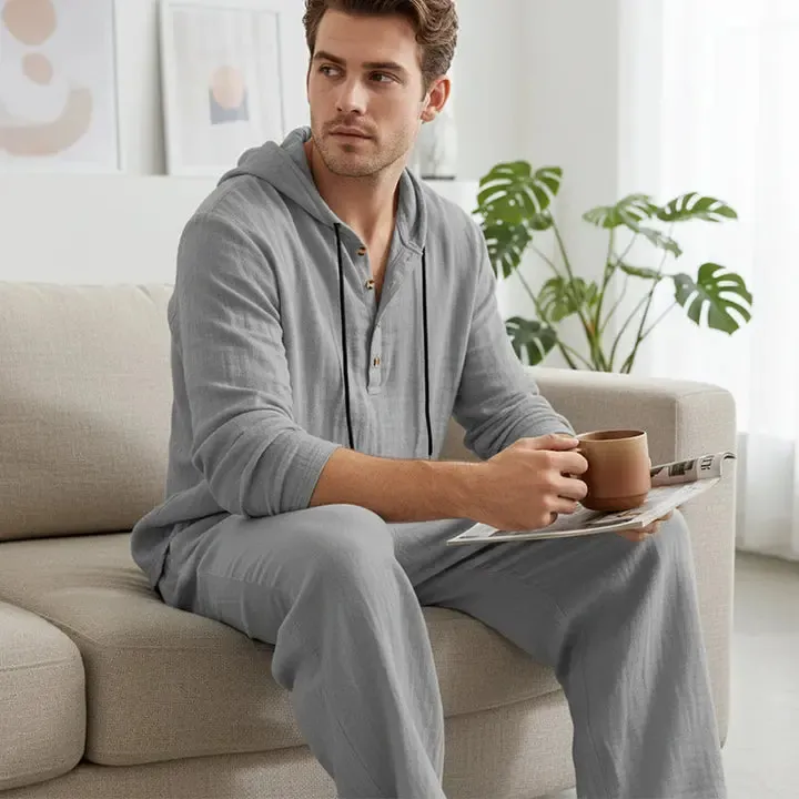 Men's Hoodie & Jogger Set Casual Loungewear 2-Piece Set