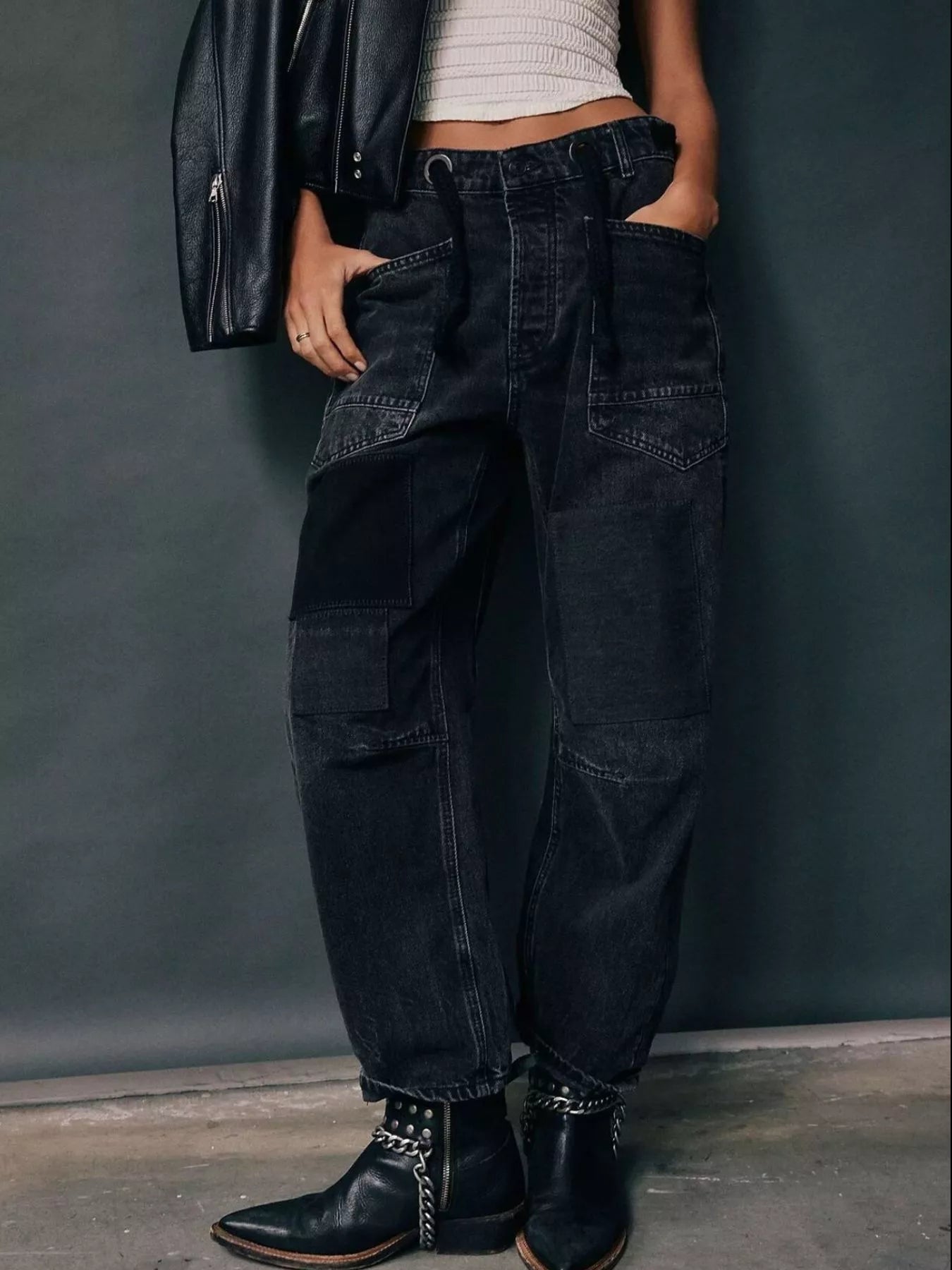 Washed Relaxed Fit Jeans