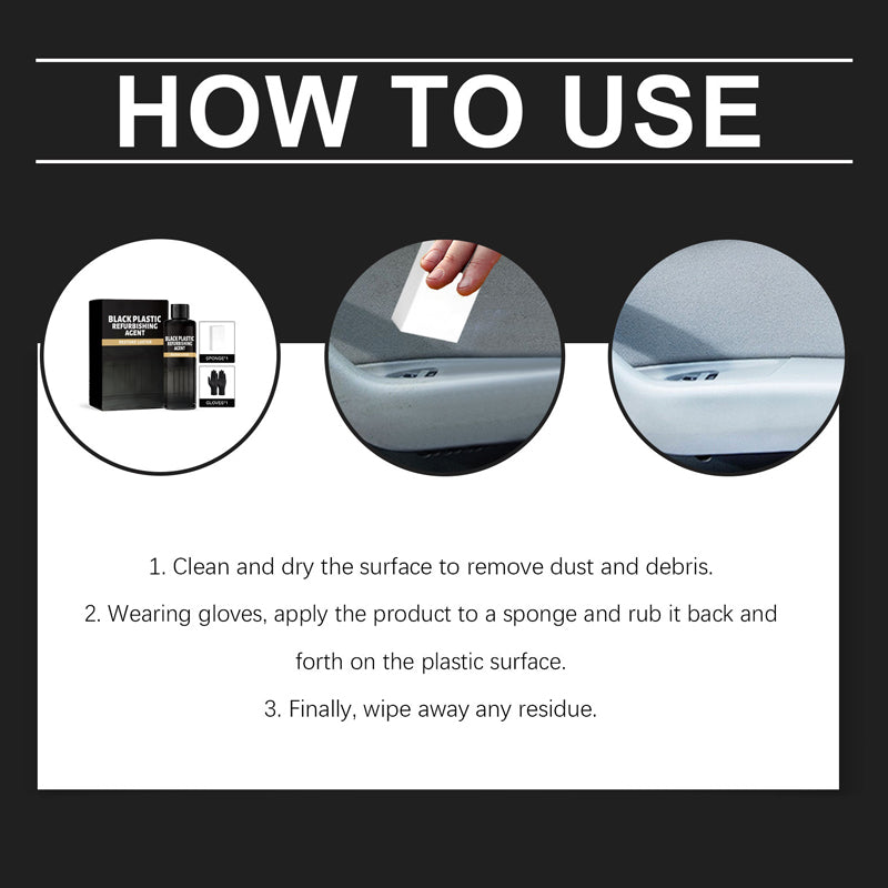 Long‑Lasting Car Plastic Refurbishing Agent Set