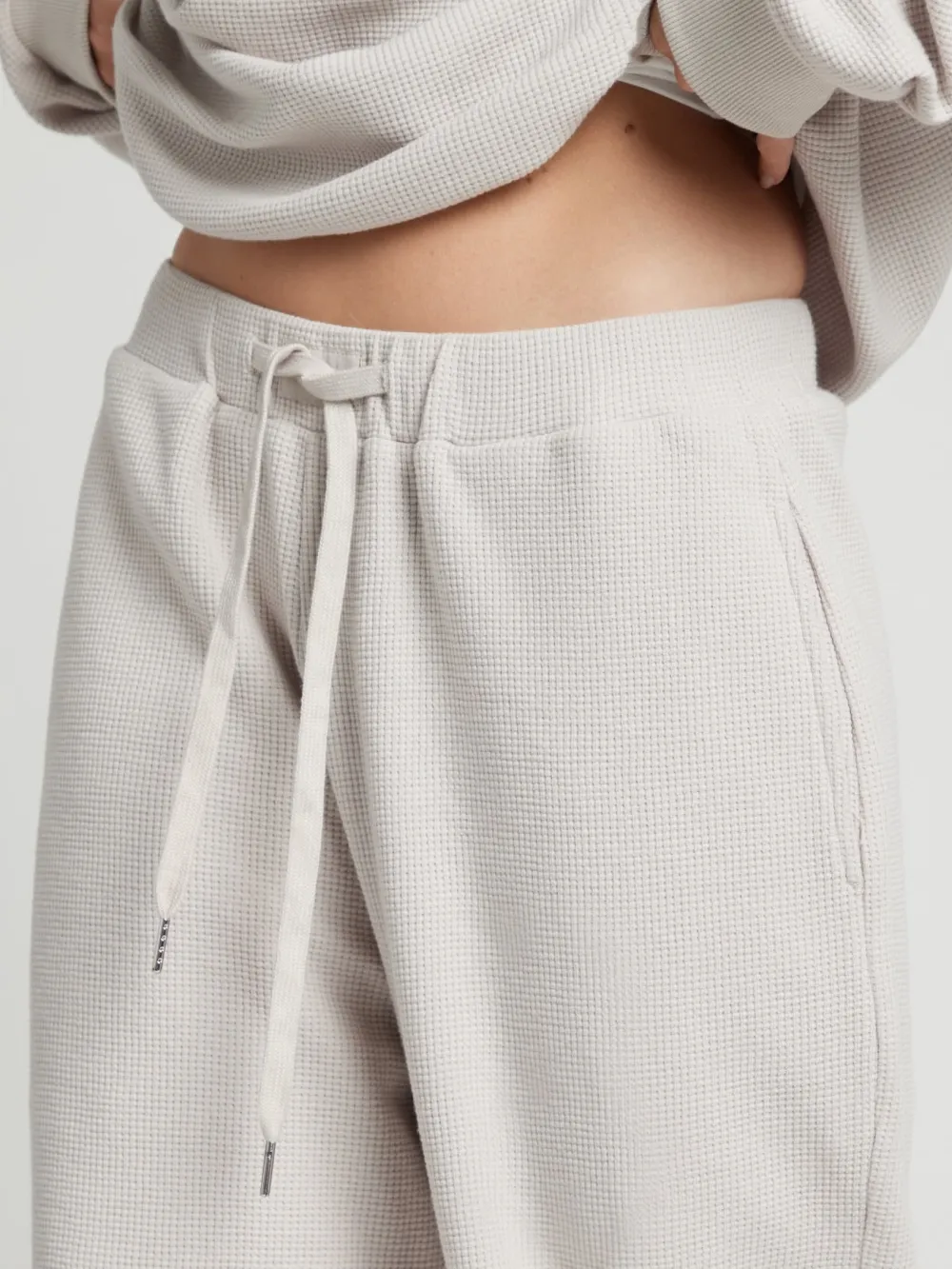 Waffle Lounge Long Sleeve Lounge Set