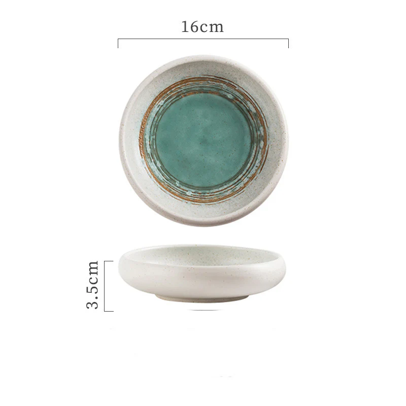Shallow Ceramic Disc Bowls