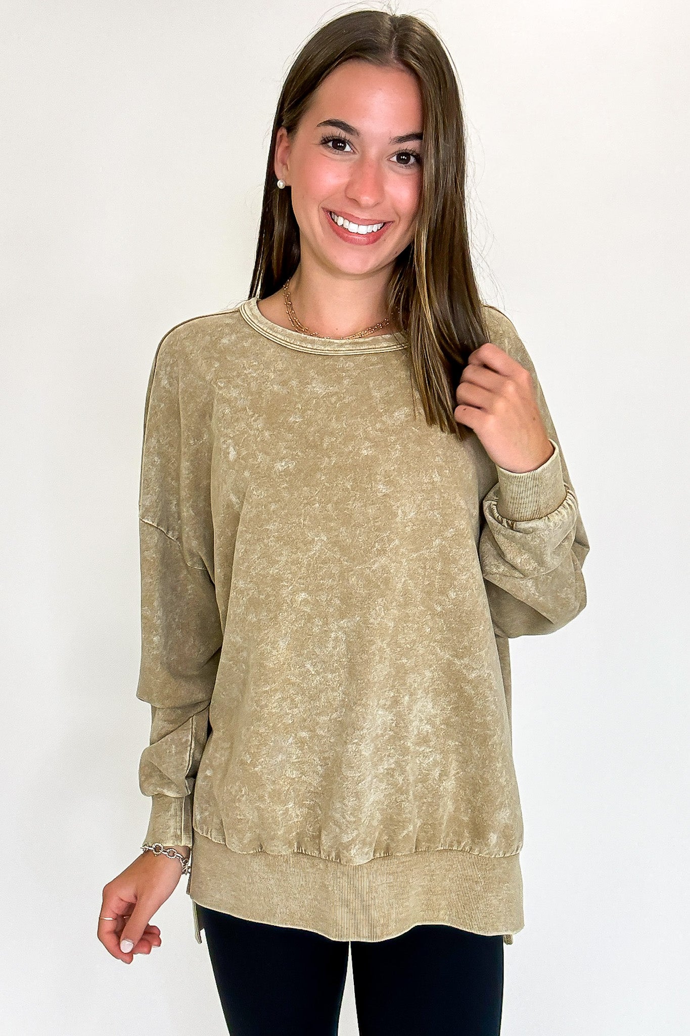 Vintage Mineral Wash Pullover