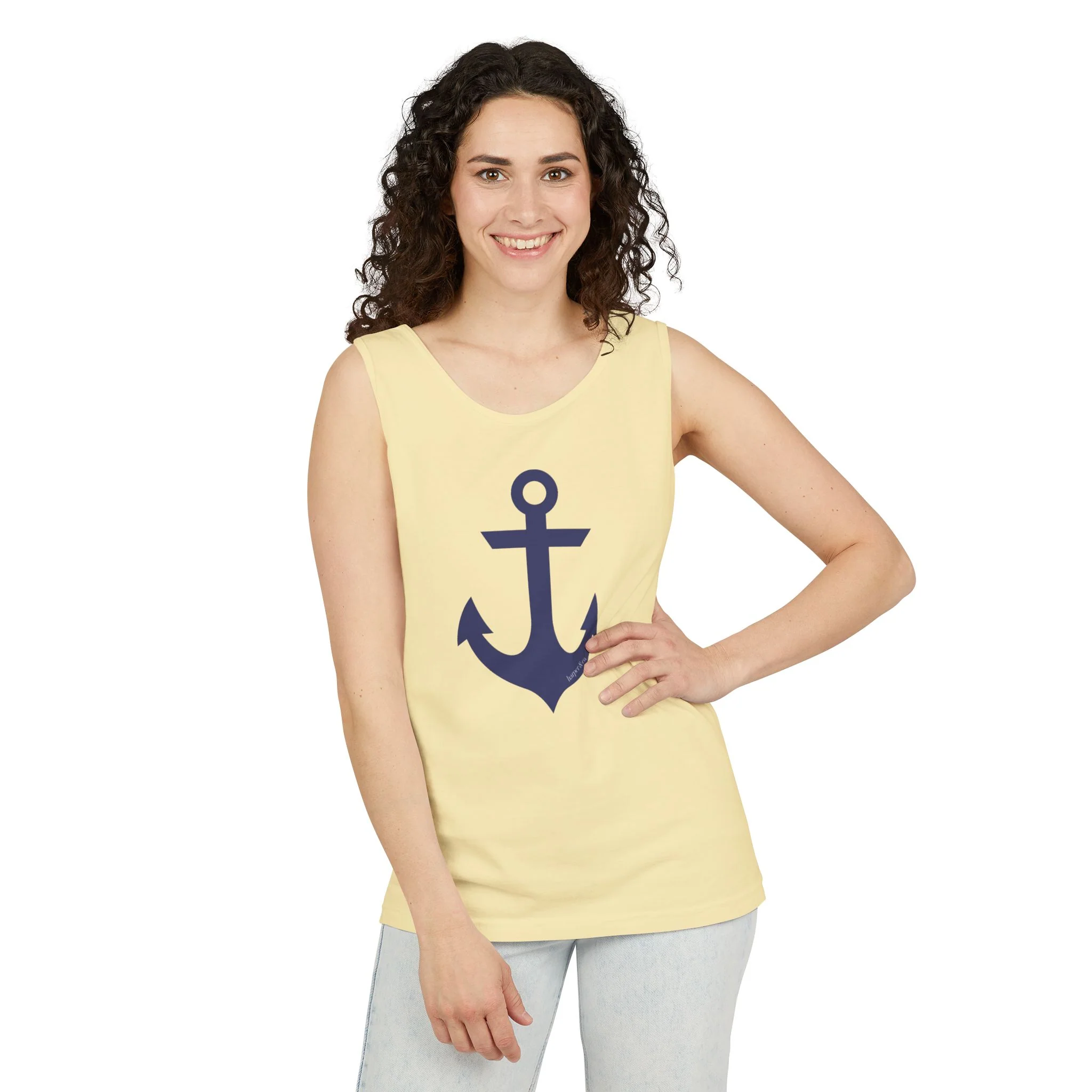 Anchors Aweigh Comfort Colors Unisex Garment-Dyed Tank Top Multiple Colors