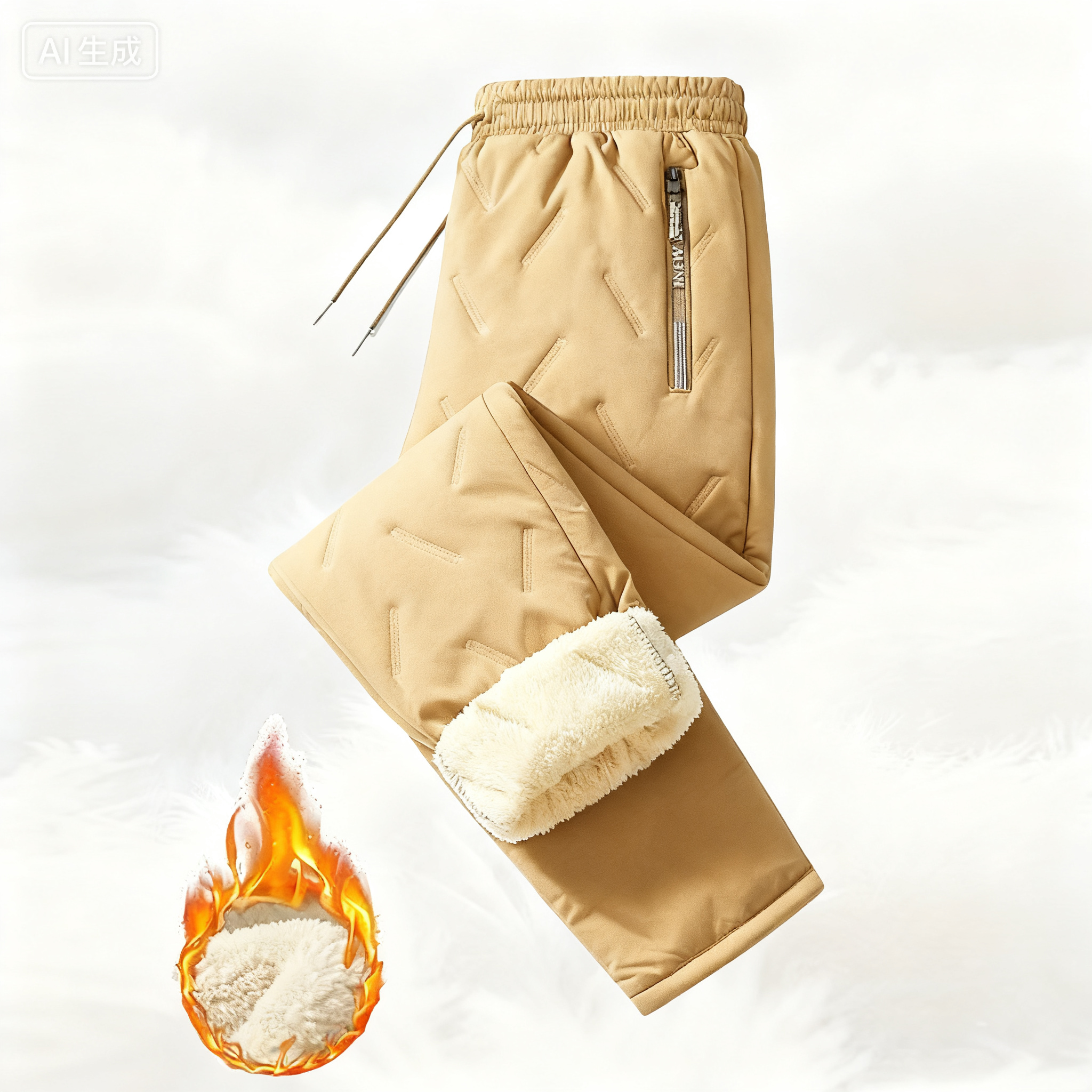 Men’s Thermal Fleece-Lined Winter Pants – Warm, Functional & Stylish Outdoor Trousers