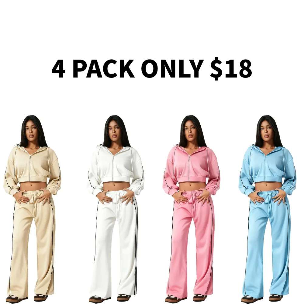 Hooded Tracksuit Set