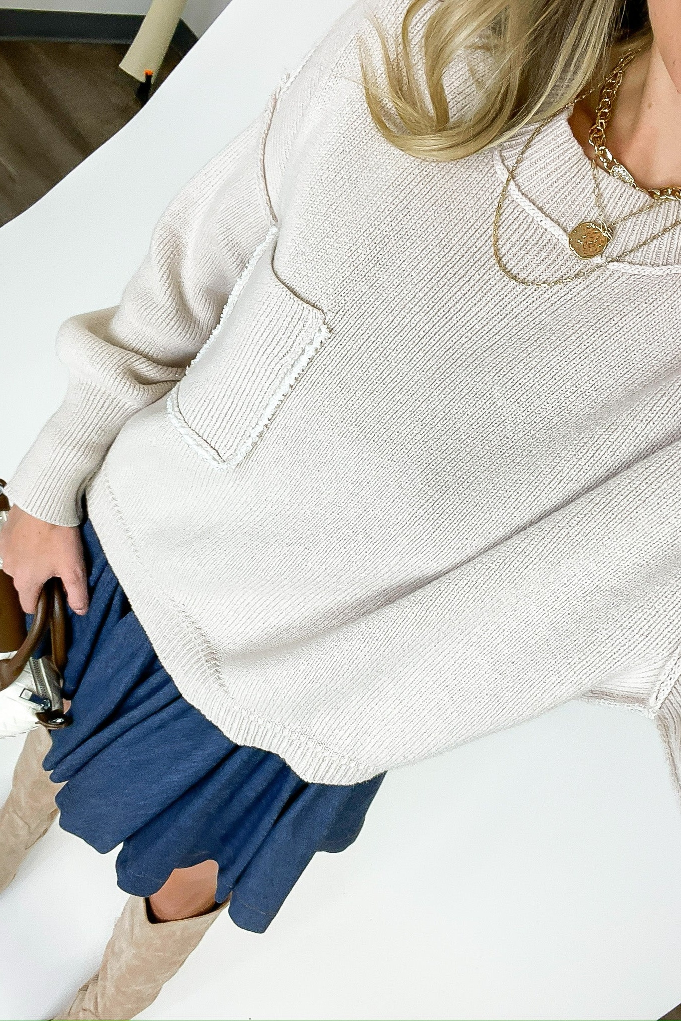 Knit Intentions Front Pocket Sweater