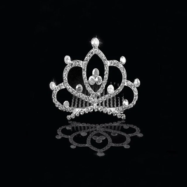 Stunning Crystal Crown Hairclip Accessories