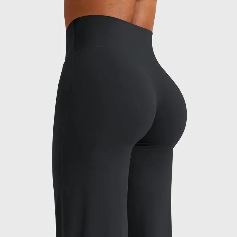No Front Seam High Waist Straight Leg Gym Yoga Pants