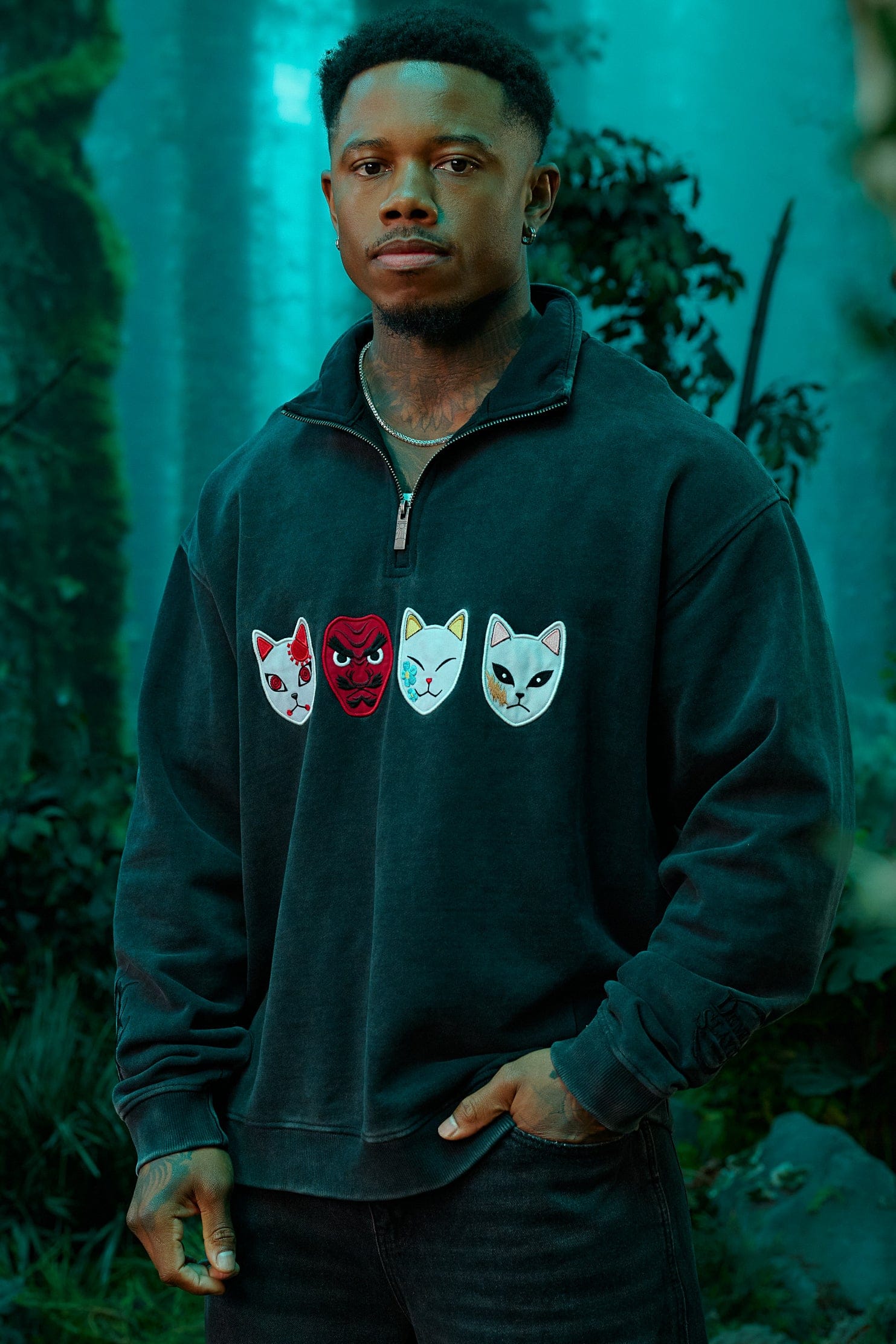 5197 - Demon Slayer: Kimetsu no Yaiba - Quarter Zip