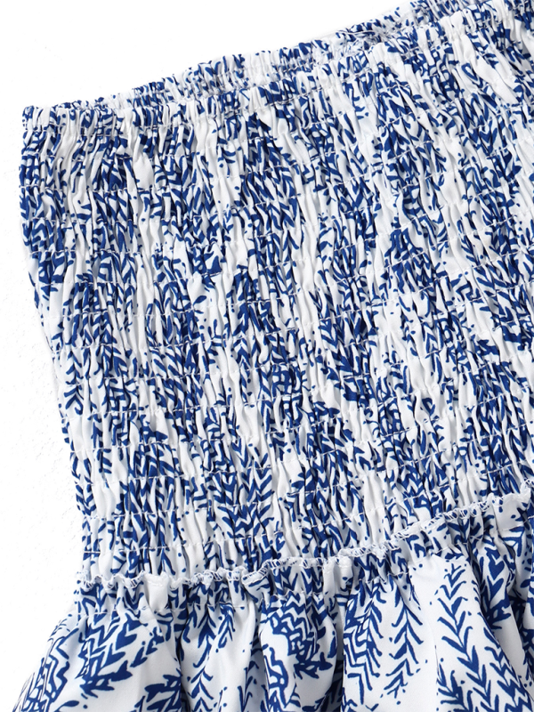 Skirt Pleated Skirt Ruffled Printed Skirt Able Floral Short Skirt