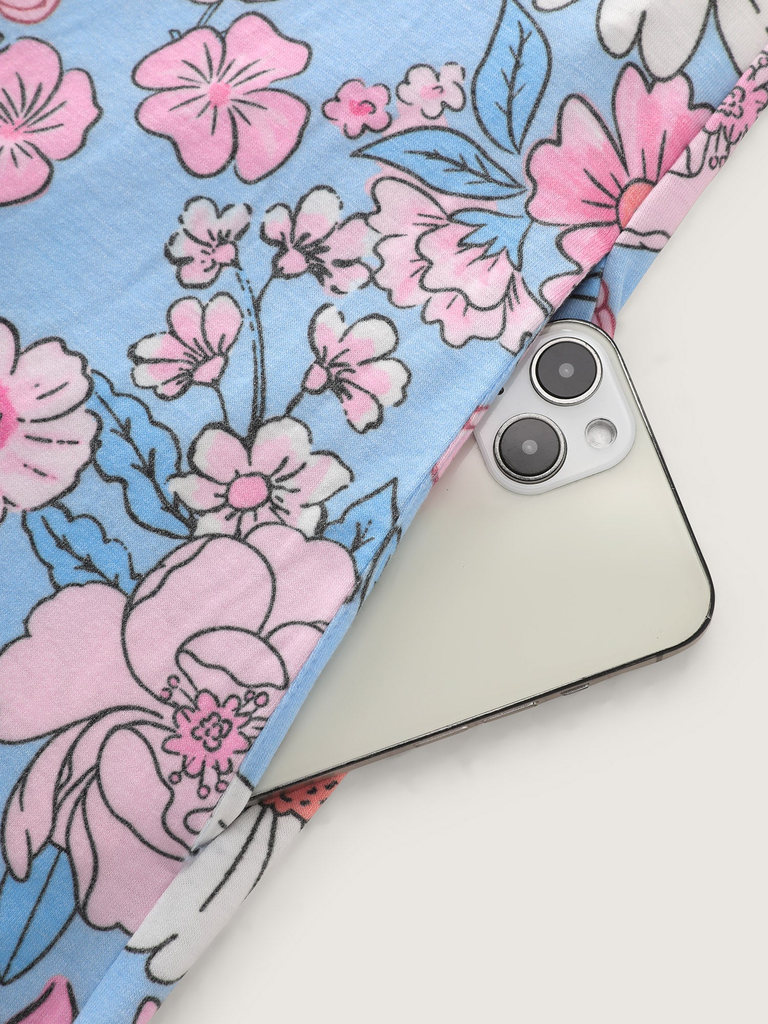 Stretchy Floral Print Wide Straps Jumpsuit