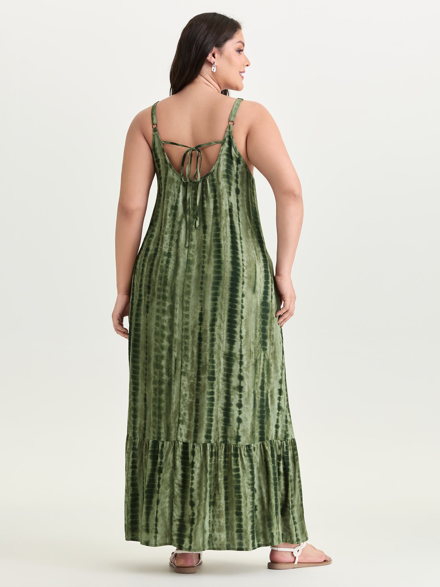 Tie-Dye Effect Cami Maxi Dress