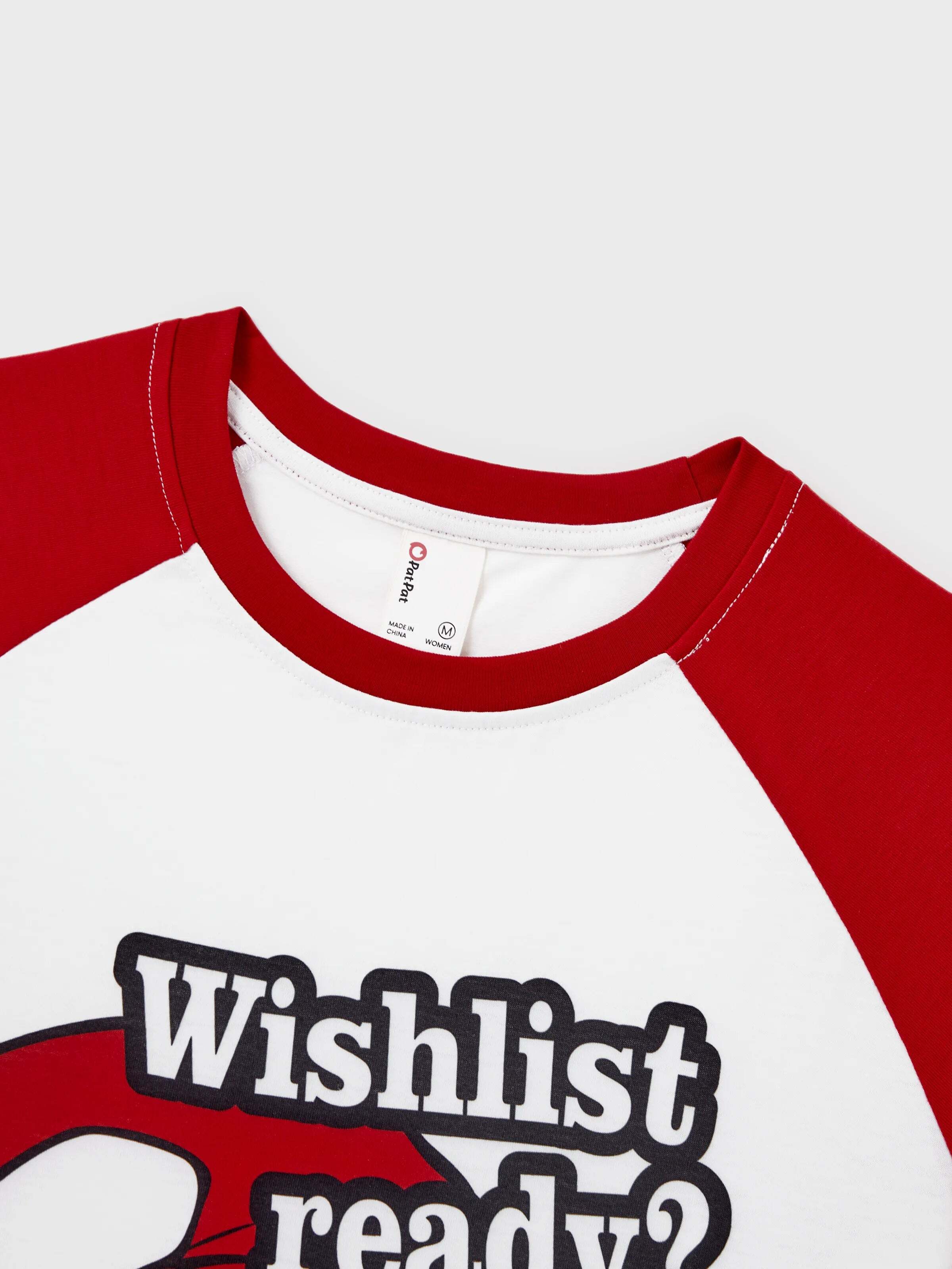 Christmas Matching Family Pajamas Set Christmas Grinch-themed Print PJS with Christmas Socks Red