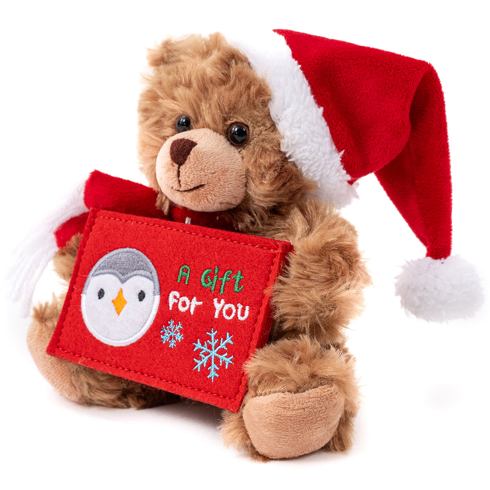 Christmas Red Gift Card Bear 9inch