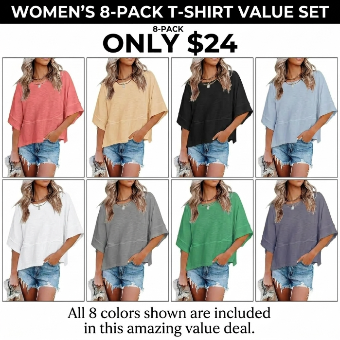 Women's Batwing Half Sleeve Top