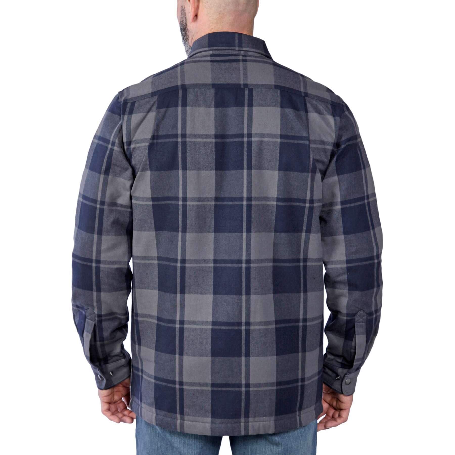 CHT Heavyweight Flannel Relaxed Fit Sherpa-Lined Shirt Jacket 105939