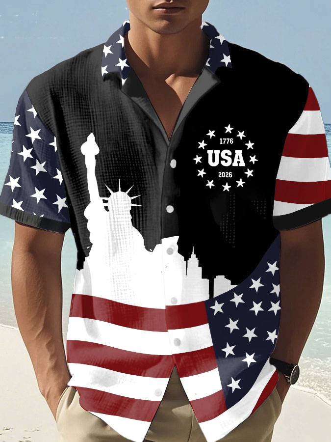 Men's 250th Anniversary Waffle Casual Shirt