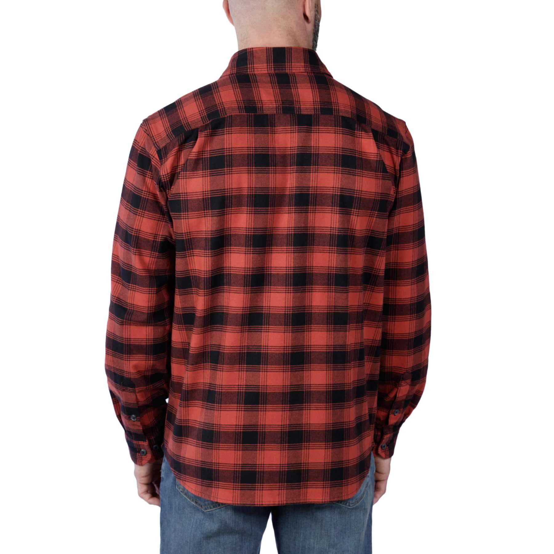 CHT Rugged Flex Midweight Relaxed Fit Flannel Long-Sleeve Plaid Shirt 105945