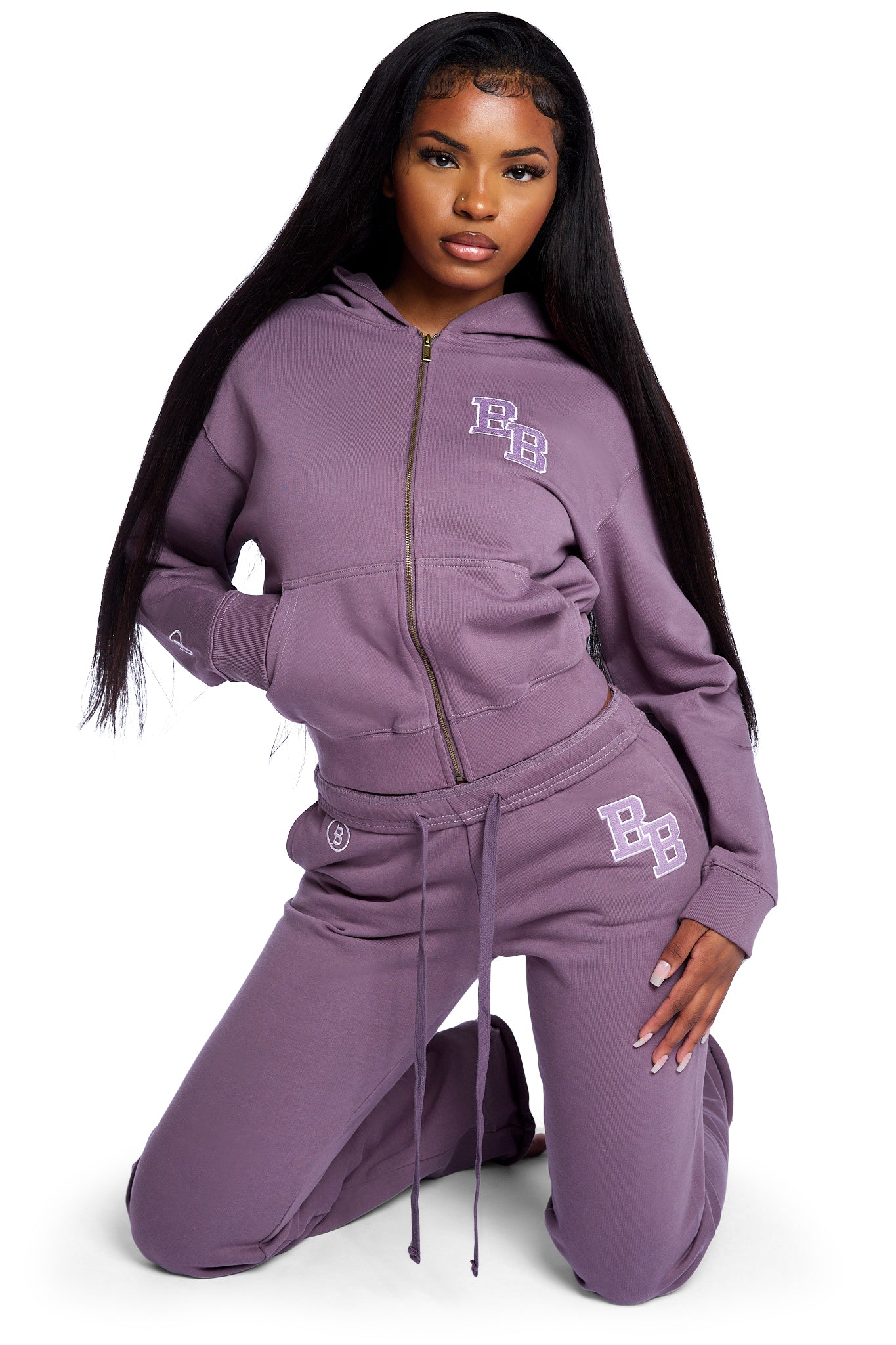 BODY UNIVERSITY HOODIE 2.0 (FADED PURPLE/RED)