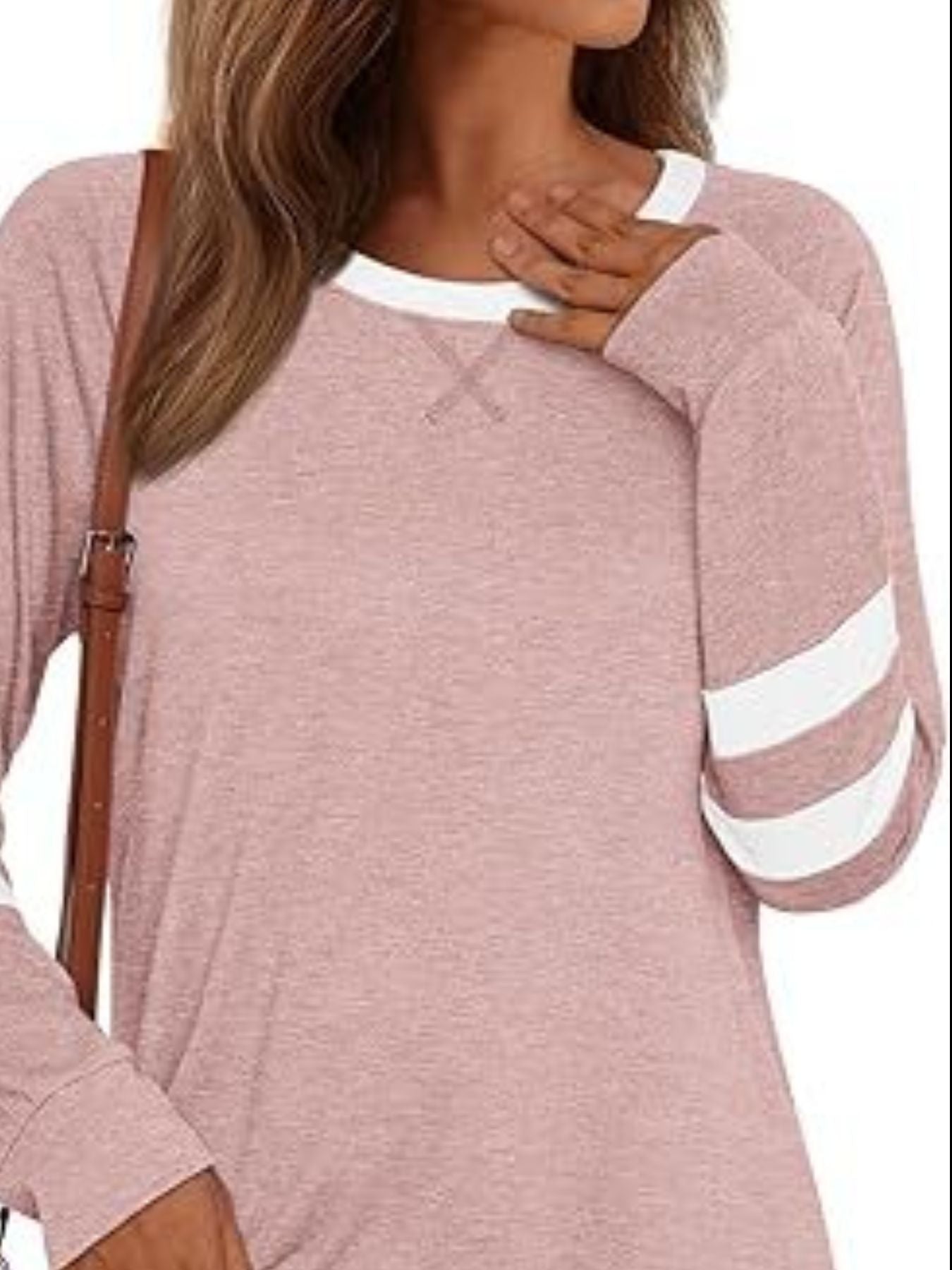 Casual Striped Round Neck T-Shirt