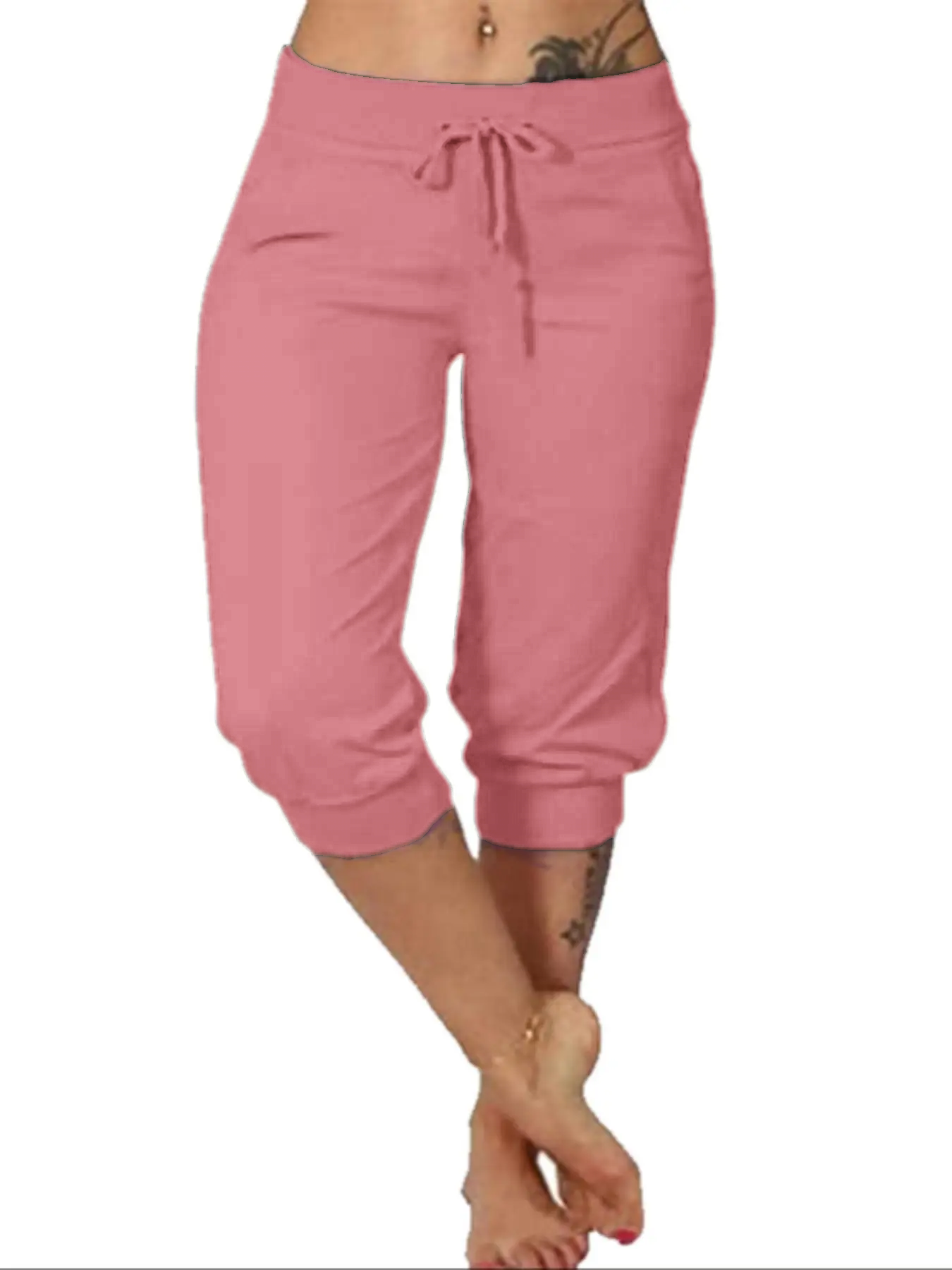 🛍️Everyday Comfort Capri Pants – Lightweight Relaxed Fit for Summer